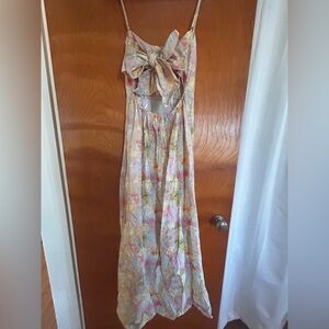 Pastel floral print dress